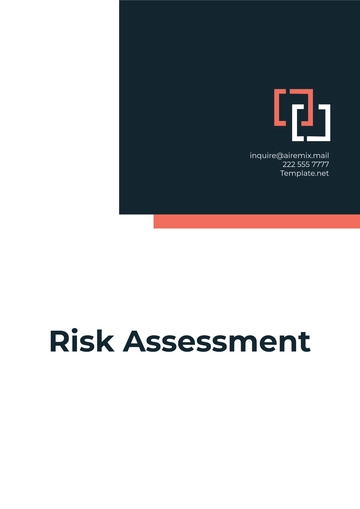 Free Printable Risk Assessment Template to Edit Online