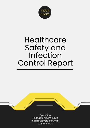 Free Healthcare Safety and Infection Control Report Template to Edit Online