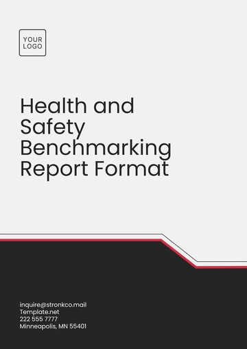 Free Health and Safety Benchmarking Report Format Template to Edit Online