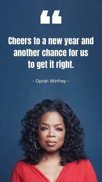 Free New Year Quote Template to Edit Online