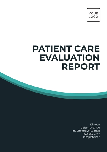 Free Patient Care Evaluation Report Template to Edit Online