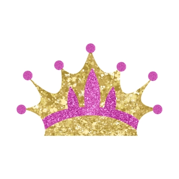 Free Glitter Crown Clipart to Edit Online