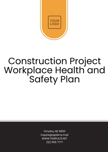 Free Construction Project Workplace Health and Safety Plan Template to Edit Online
