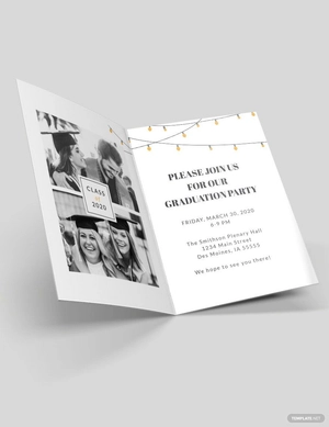 Graduation Celebration Invitation Template