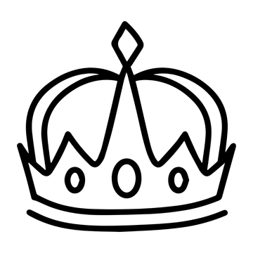 Free Crown Outline Clipart to Edit Online