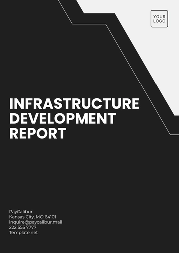 Free Infrastructure Development Report Template to Edit Online