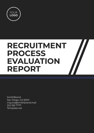 Free Recruitment Process Evaluation Report Template to Edit Online