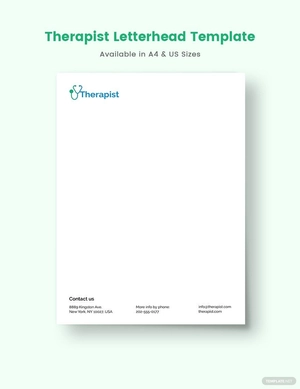 Therapy Letterhead Template Therapy Letterhead Template