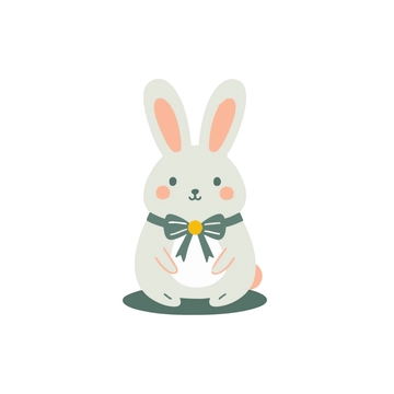 Free Bunny Easter Clipart to Edit Online
