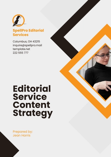 Free Editorial Service Content Strategy Template to Edit Online