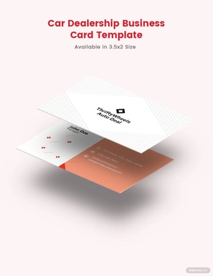 Car Dealership Business card Template