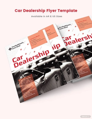Car Dealership Flyer Template