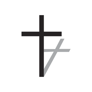Free Cross with Shadow Clipart to Edit Online