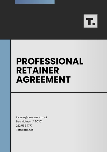 Free Professional Retainer Agreement Template to Edit Online Free Professional Retainer Agreement Template to Edit Online
