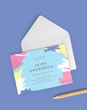 Sample Preschool Graduation Invitation Template