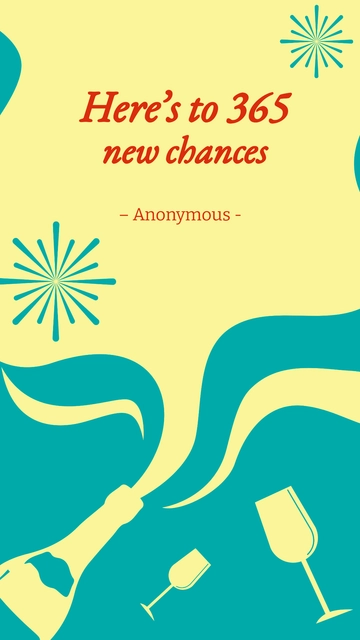 Free New Year Instagram Story Quote Template to Edit Online