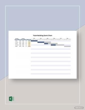 Team Building Gantt Chart Template