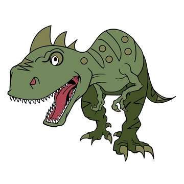 Free Roaring Dinosaur Clipart to Edit Online