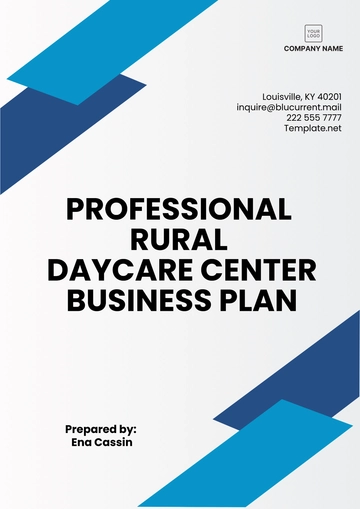 Free Professional Rural Daycare Center Plan Template to Edit Online