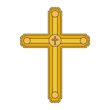 Free Gold Cross Clipart to Edit Online