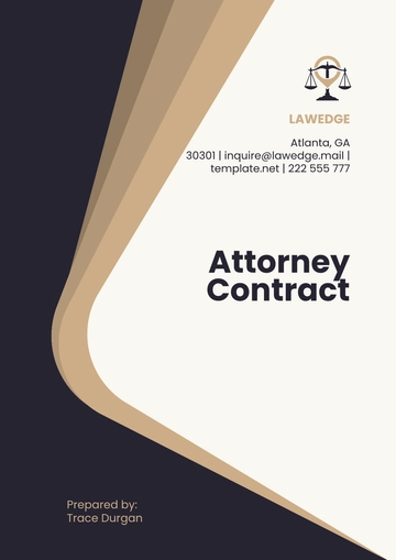 Free Attorney Contract Template to Edit Online