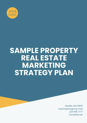 Free Sample Property Real Estate Marketing Strategy Plan Template to Edit Online