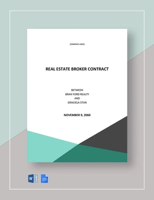 Real Estate Broker Contract Template