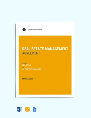 Management Agreement and Option to Purchase Template