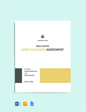 Asset Exchange Agreement Template