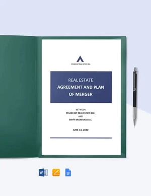 Agreement and Plan of Merger Template