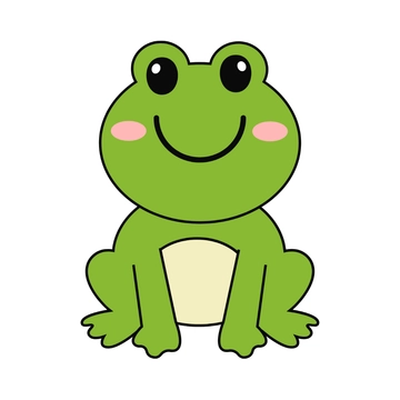 Free Simple Frog Clipart to Edit Online