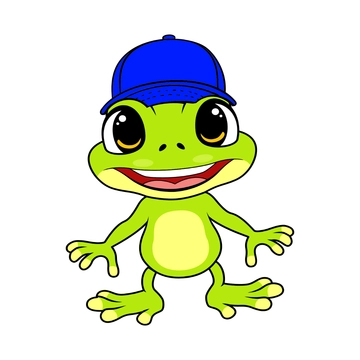 Free Cartoon Frog Clipart to Edit Online