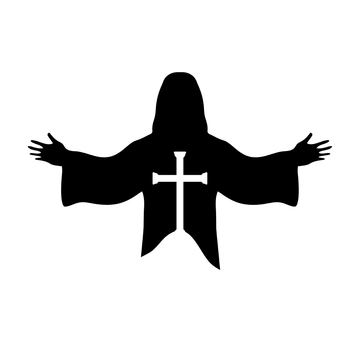 Free Good Friday Silhouette Template to Edit Online