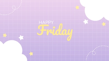 Free Friday Zoom Background Template to Edit Online