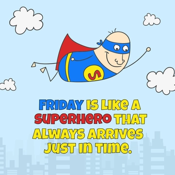 Free Funny Friday Template to Edit Online