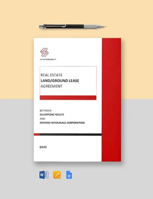 Land/Ground Lease Agreement Template Land/Ground Lease Agreement Template