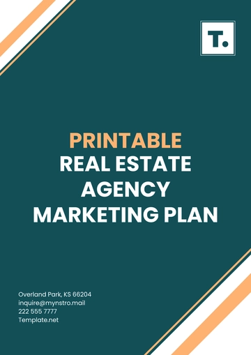 Free Printable Real Estate Agency Marketing Plan Template to Edit Online