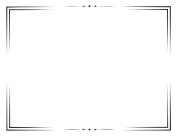 Free Black and White Border Certificate Template to Edit Online