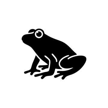 Free Frog Silhouette Clipart to Edit Online