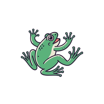 Free Frog Jumping Clipart to Edit Online