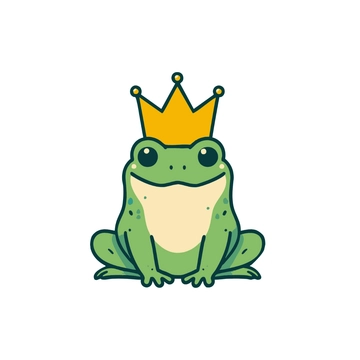 Free Frog and Crown Clipart to Edit Online