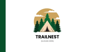 Free Camping Business Card Template to Edit Online