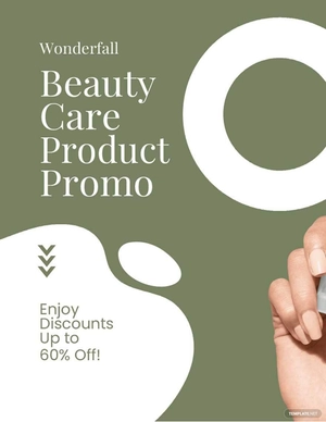 Beauty Care Flyer Template