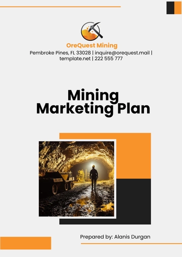 Free Mining Marketing Plan Template to Edit Online