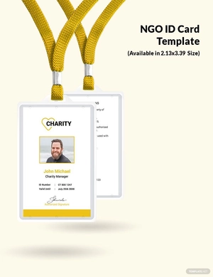 NGO Employees ID Card Template