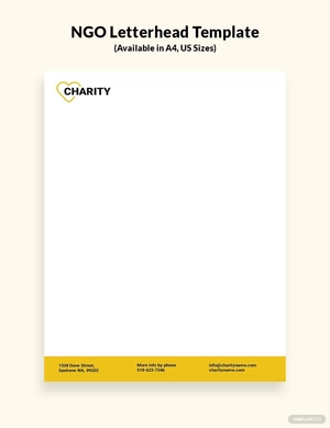 Non-Profit Company Letterhead Template