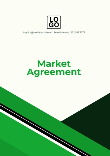 Free Market Agreement Outline Template to Edit Online
