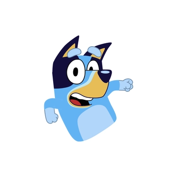 Free Printable Bluey Clipart to Edit Online