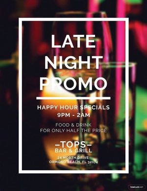 Promotional Poster Template