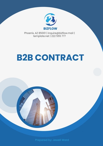 Free B2B Contract Template to Edit Online